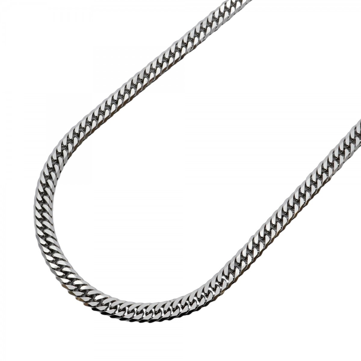 【5khg068】喜平 ネックレス Pt850 プラチナ 6面 ダブル 50.5cm 51.5g キヘイ【中古】メンズ レディース ユニセックス拍卖