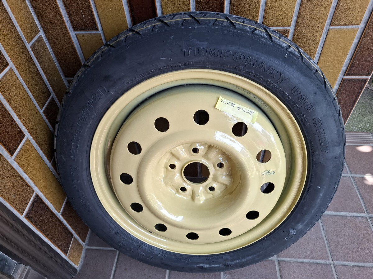 スペアタイヤ UCF30 セルシオ 純正 トヨタ F30 T155/70D17 155 70 D17 17インチ スペアータイヤ テンパータイヤ 応急タイヤ拍卖