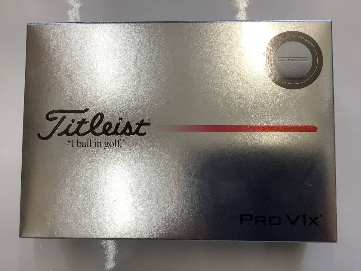 未使用ボール★タイトリス★PRO V1X/エンハスドアライメント★1ダース拍卖