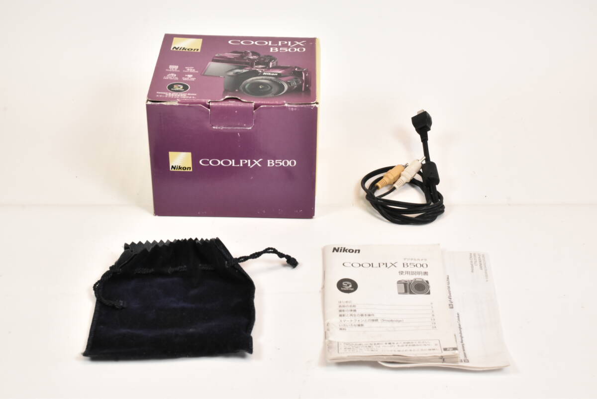 Nikon ニコン COOLPIX クールピクス B500 紫 パープル 空箱 EF-TN-YO2875拍卖
