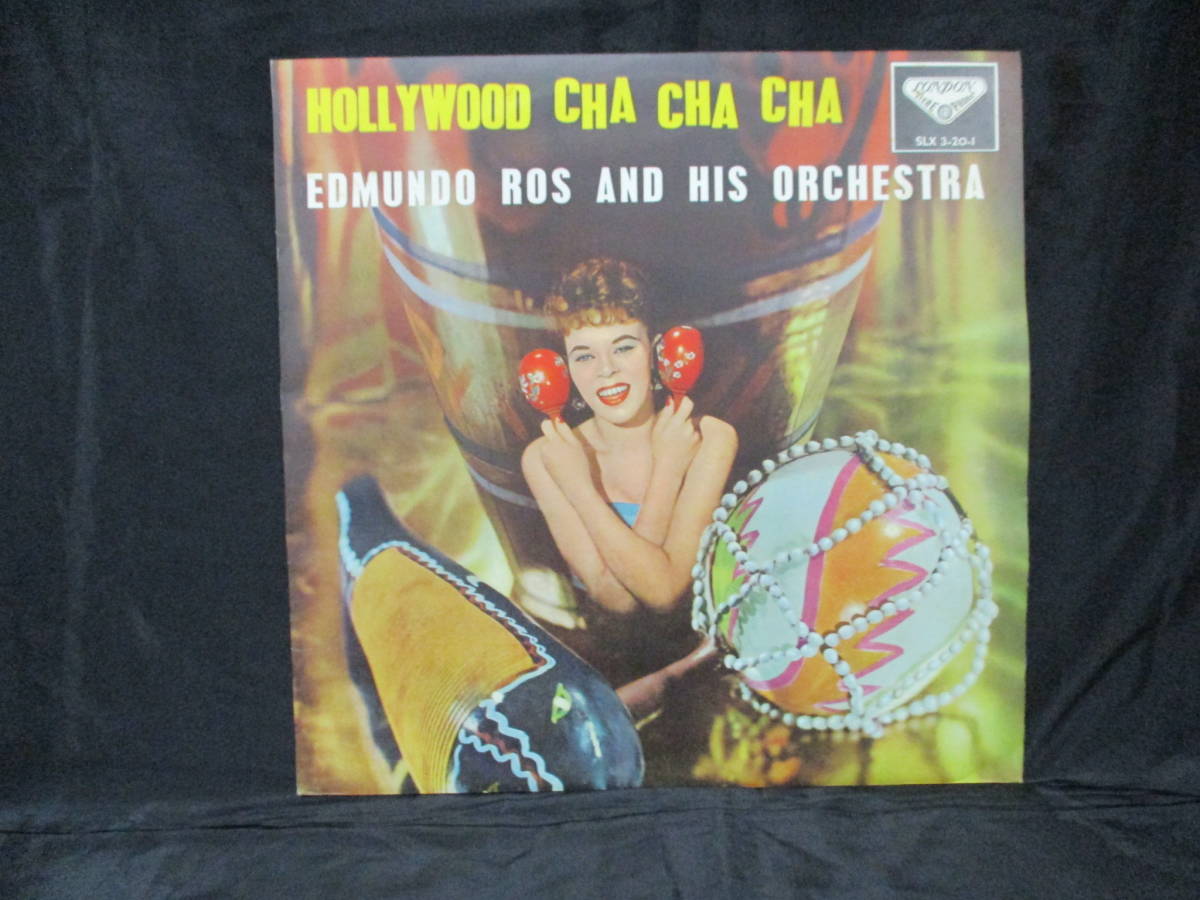 ◆【即決あり】1962年 エドムンド・ロス楽団 ハリウッド・チャ・チャ・チャ SLX 3-20-1 日本国内盤 ラテン ムード 映画音楽 拍卖