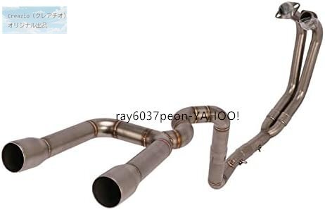 バイクマフラー フルエキゾースト スリップオン 中間パイプ YZF R25/R3 MT25/MT03拍卖