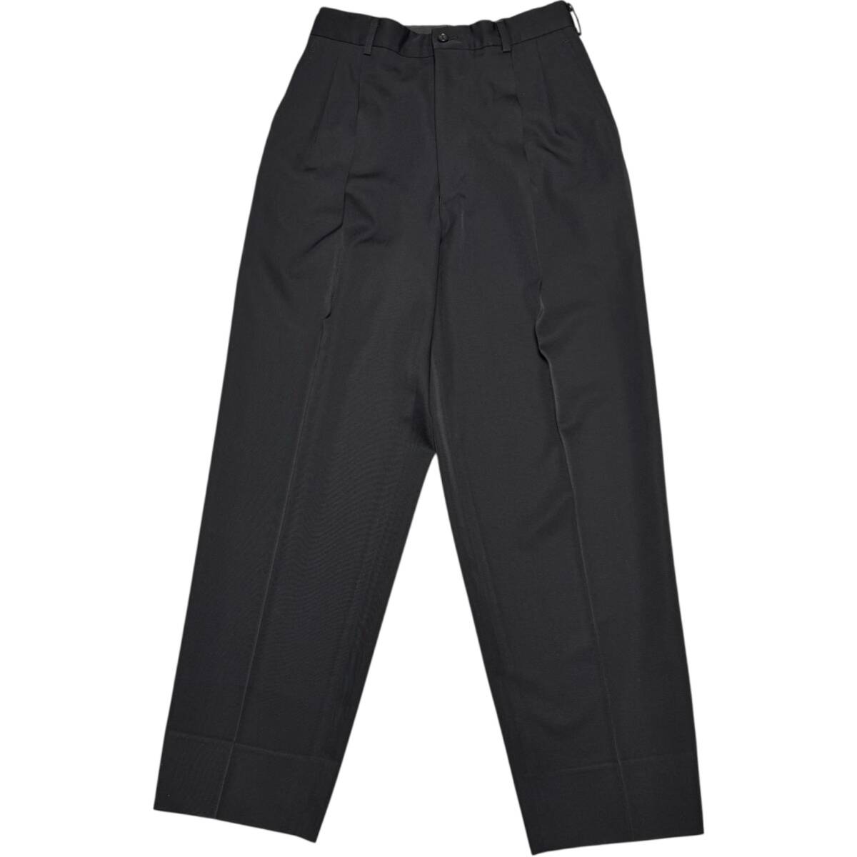 94AW コムデギャルソンオム 田中オム 2タック ウールギャバ トラウザーパンツ size:S ブラック / シャツニットパーカースウェットブルゾン拍卖