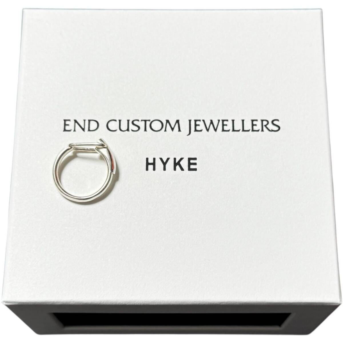 HYKE END 25AW クリップリング 11号 シルバー 全国完売品 / ハイク エンド シャツニットパンツパーカースウェットブルゾンジャケットコート拍卖