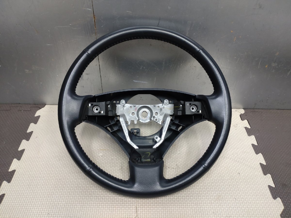 ■ムーヴ カスタムG●ハンドル 45102-B2530 レザー センターパッド欠品□LA100S LA110S(29756/①47)拍卖