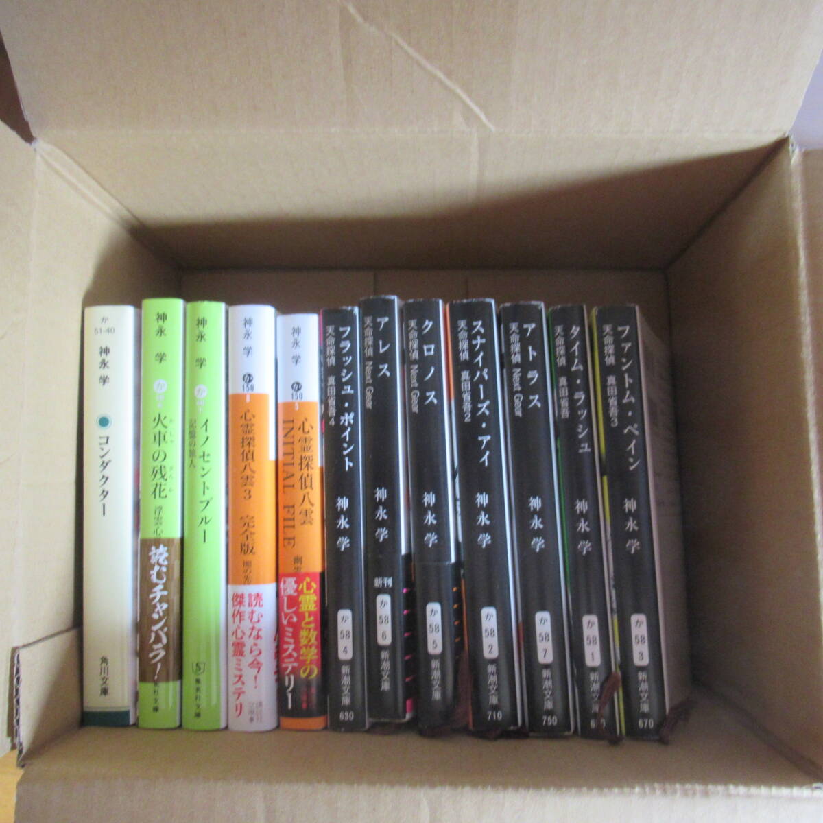 良品 神永学 小説集 12冊まとめ 心霊探偵八雲 天命探偵など拍卖