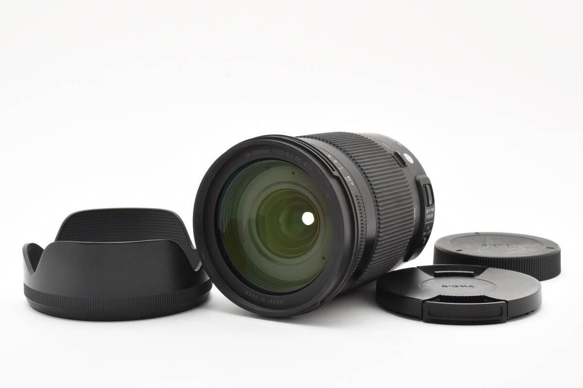 極上品 Sigma 18-300mm f3.5-6.3 キャノン DC Macro OS HSM Contemporary No7拍卖