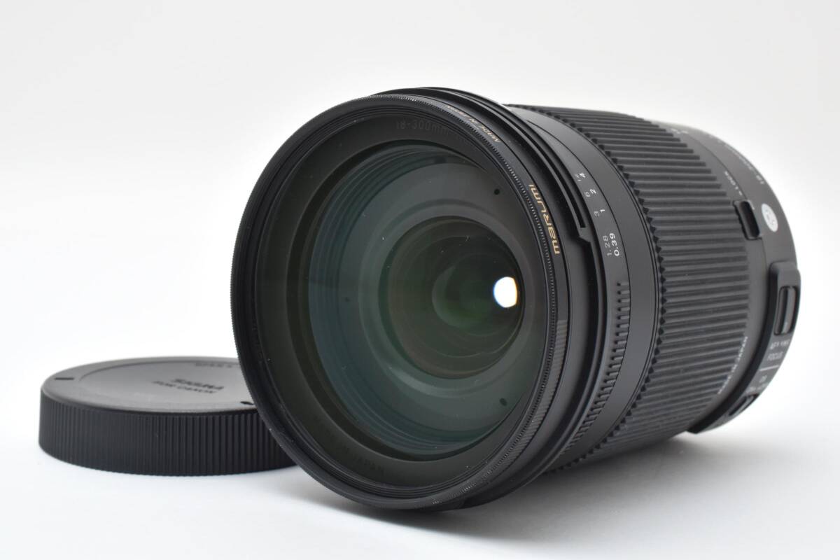 良品 Sigma 18-300mm f3.5-6.3 キャノン DC Macro OS HSM Contemporary No8拍卖