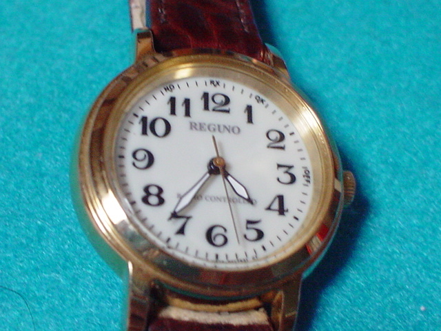 REGUNO SOLAR RADIO CONTROLLED 5BAR 女性用腕時計 ホワイト JAPAN MOVT拍卖