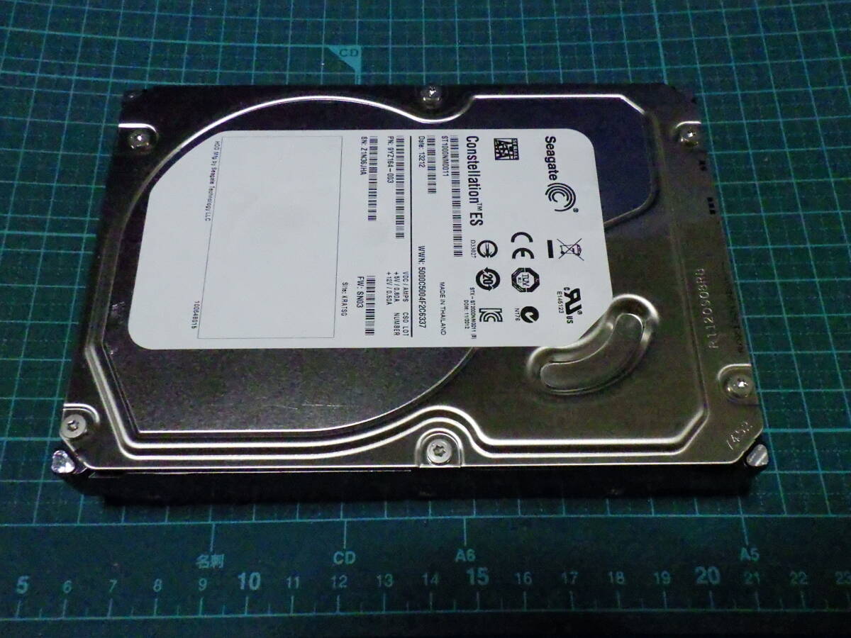 Y585# 動作確認済み Seagate Constellation ES ST1000NM0011 HDD 1TB SATA 3.5インチ拍卖