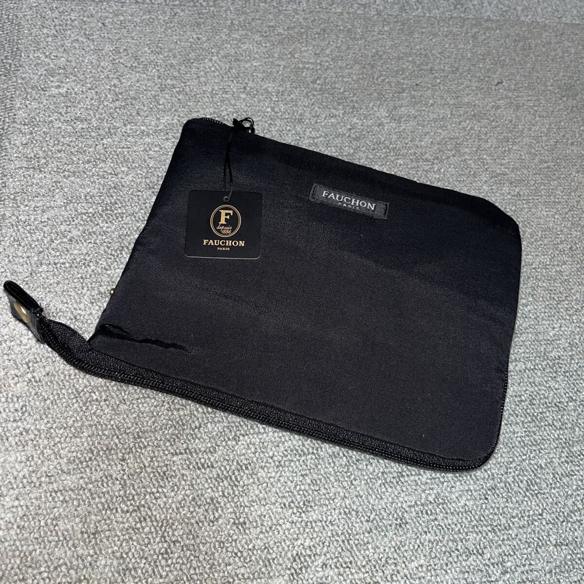 フォション FAUCHON トートバッグ ポケッタブルバッグ エコバッグトートバッグ ブラック 新品未使用 激安 早い者勝ち 拍卖