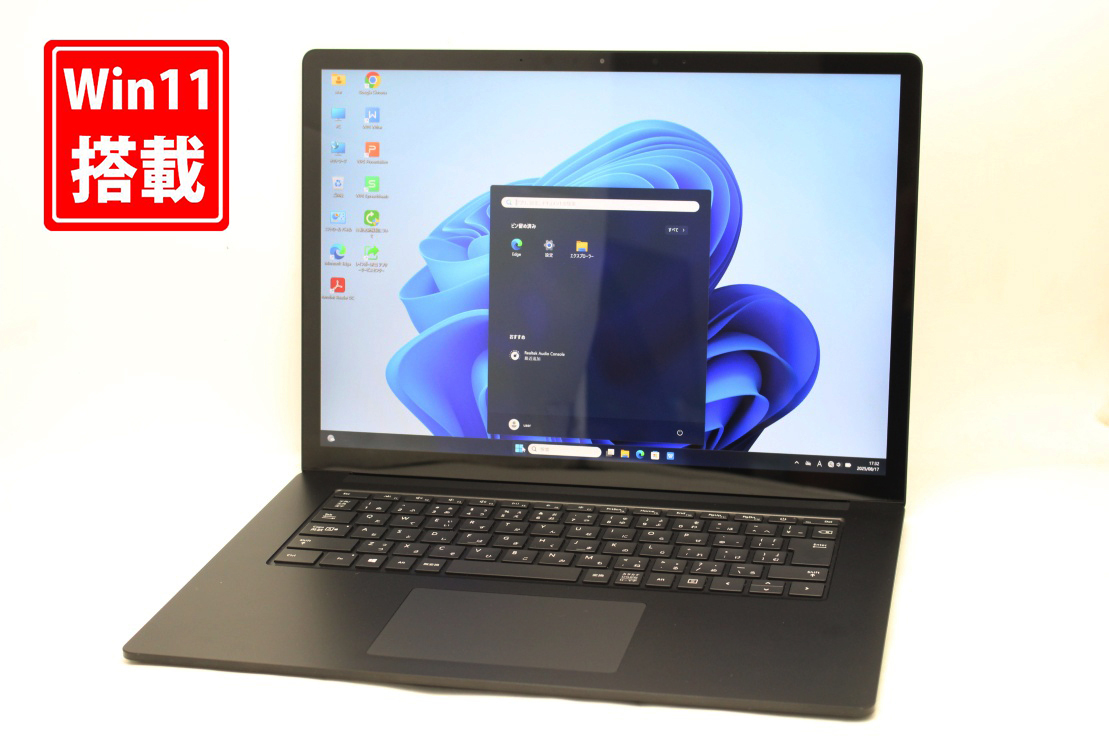 中古美品 2K対応 タッチ 15型 Microsoft Surface Laptop3 Windows11 i7-1065g7 32GB NVMe 1TB-SSD カメラ Wi-Fi6 Office付き 管:1757k拍卖