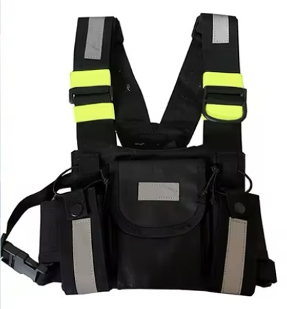 ★残1 未使用品★ 無線機用ハーネス(ベスト チェスト)反射材多数型!!!拍卖