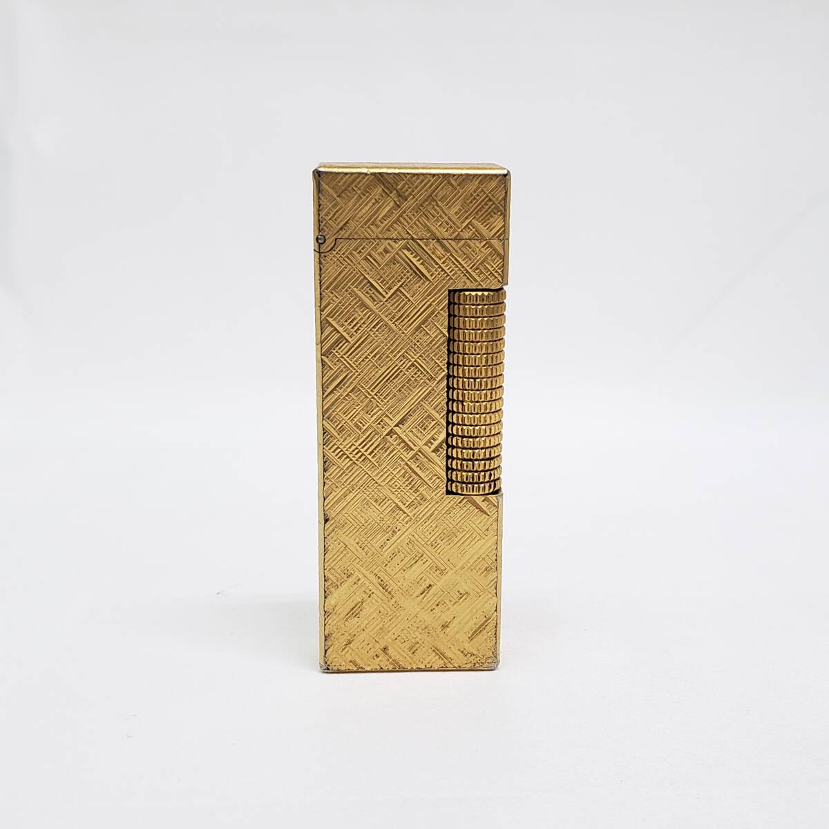 dunhill ダンヒル ガスライター ローラー式 ゴールドーカラー 喫煙具 喫煙グッズ 火花確認済み 着火未確認 中古現状品拍卖
