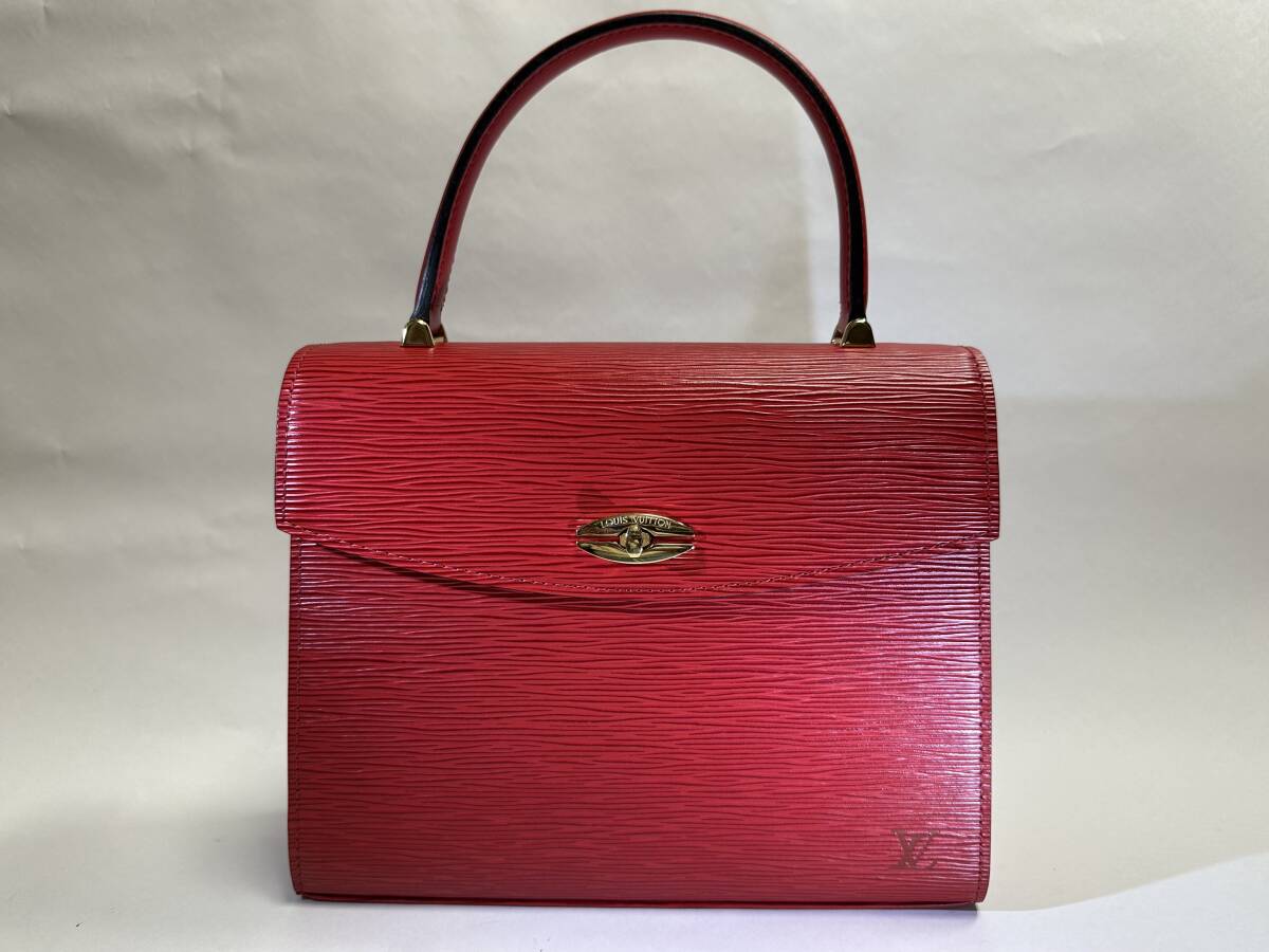 ルイヴィトン LOUIS VUITTON エピ マルゼルブ ハンドバッグ M52377 カスティリアンレッド 中古拍卖