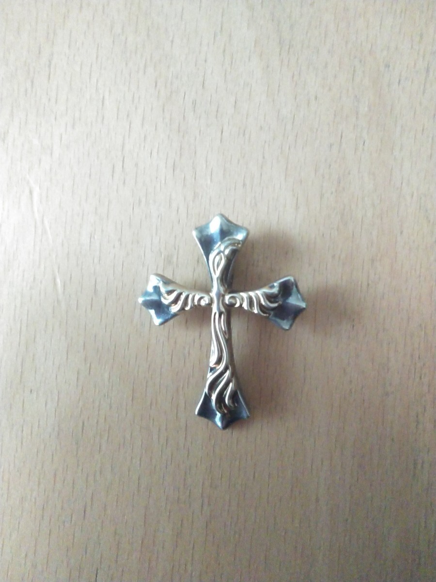 ロンワンズ レナードカムホート クロムハーツ ガボール クロス 十字架 ビルウォールレザー シルバー ペンダントトップ拍卖