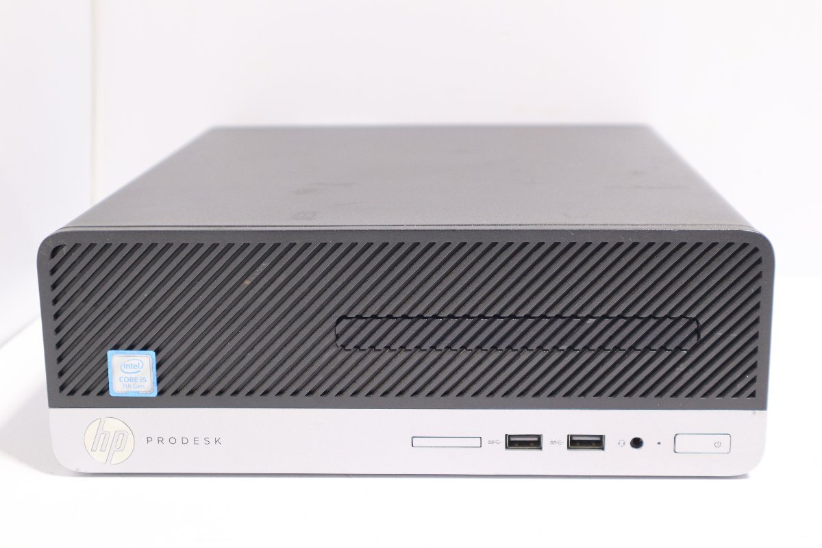 100☆HP Prodesk 400 G4 SFF Core i5-7500 3.40GHz/RAM 8GB/HDD 500GB☆3A-327拍卖