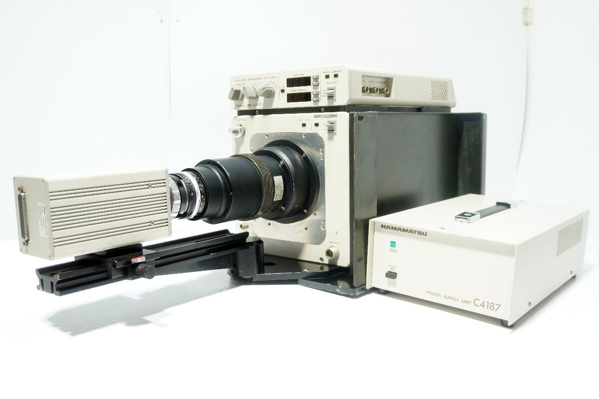 200☆HAMAMATSU 浜松 FRAMING STREAK CAMERA フレーミング ストリークカメラ C4187/FRAMING UNIT M4189/C4742-95-12NR◇3A-909拍卖