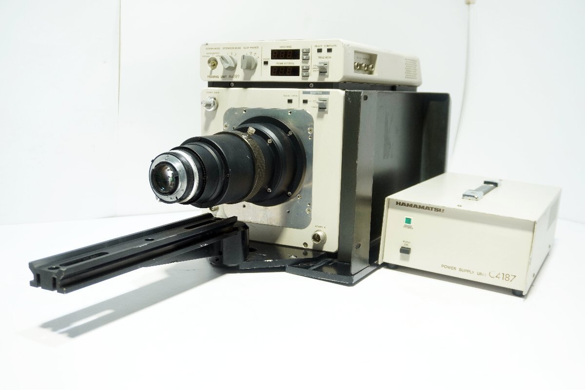 200☆HAMAMATSU 浜松 FRAMING STREAK CAMERA フレーミング ストリークカメラ C4187/FRAMING UNIT M4189◇3A-908拍卖