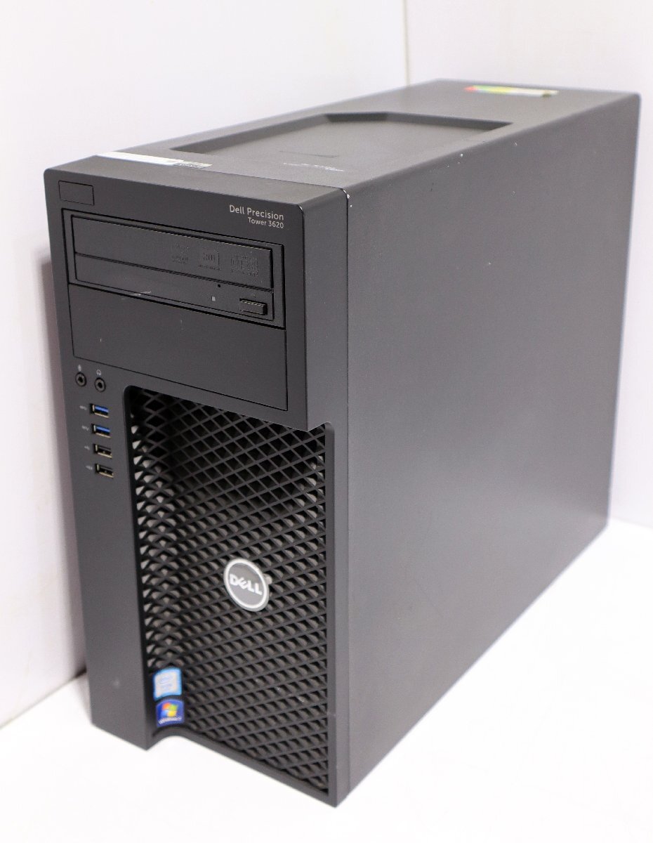 140☆DELL PRECISION TOWER 3620 Xeon E3-1270 v5 RAM8GB HDD3TB NVIDIA Quadro K2200◇3A-380拍卖