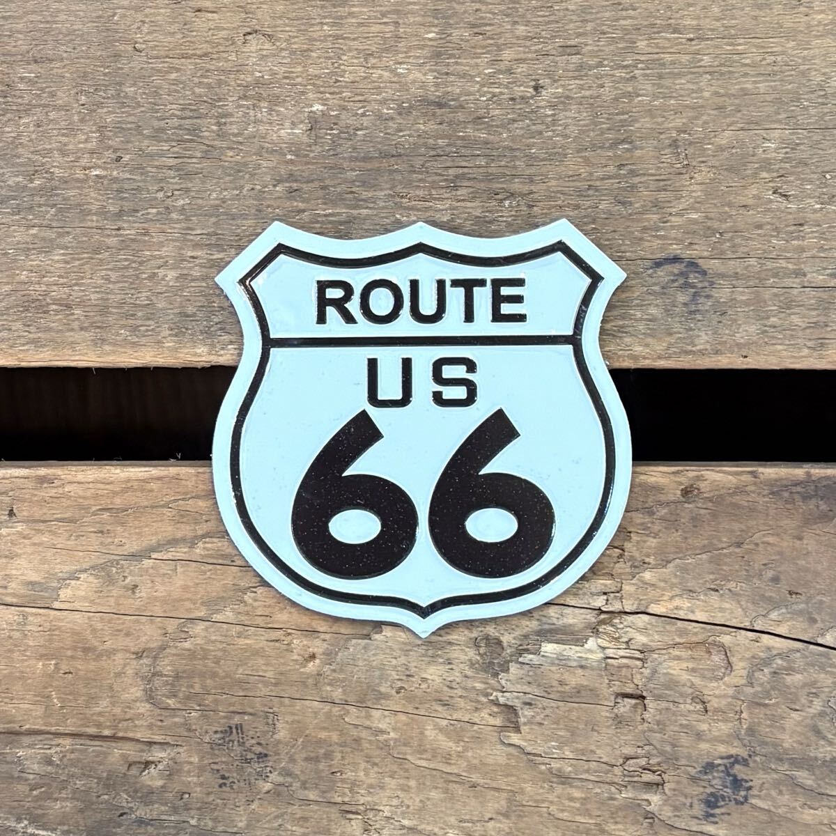 ★アメリカ直輸入★ROUTE 66 エンボス マグネット ルート66 メインストリート マザーロード アメリカ アメリカン雑貨 インテリア アメ車拍卖