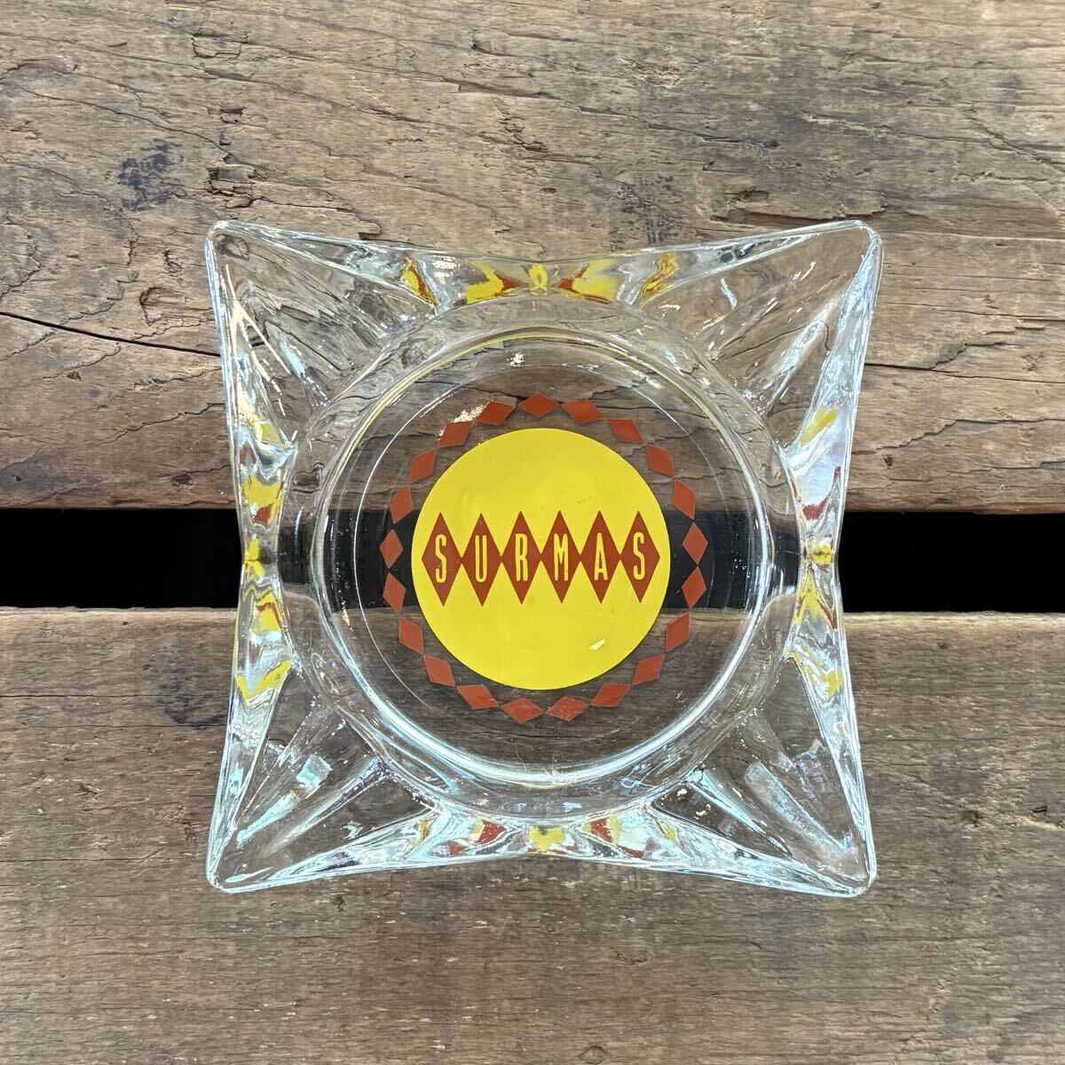 ★希少★ビンテージ アッシュトレイ SURMAS 灰皿 小物 ホテル モーテル ダイナー 企業 アンティーク インテリア アメリカ アメリカン雑貨拍卖