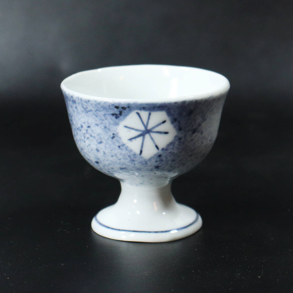 『北大路魯山人』作/染付盃(共箱) <R12>拍卖