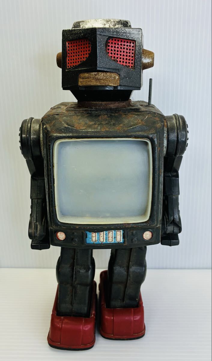 【送料無料・ジャンク】当時物 堀川玩具 HORIKAWA 宇宙TVロボット ブリキ TIN TOY 昭和レトロ 絶版 動作未確認 ビンテージ ロボ拍卖