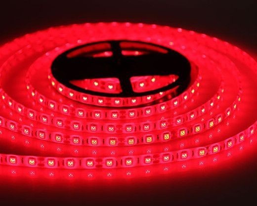 LEDテープ 防水 12V 5M 5050 白ベース LEDテープライト レッド/赤 正面発光 カット可 DD25拍卖