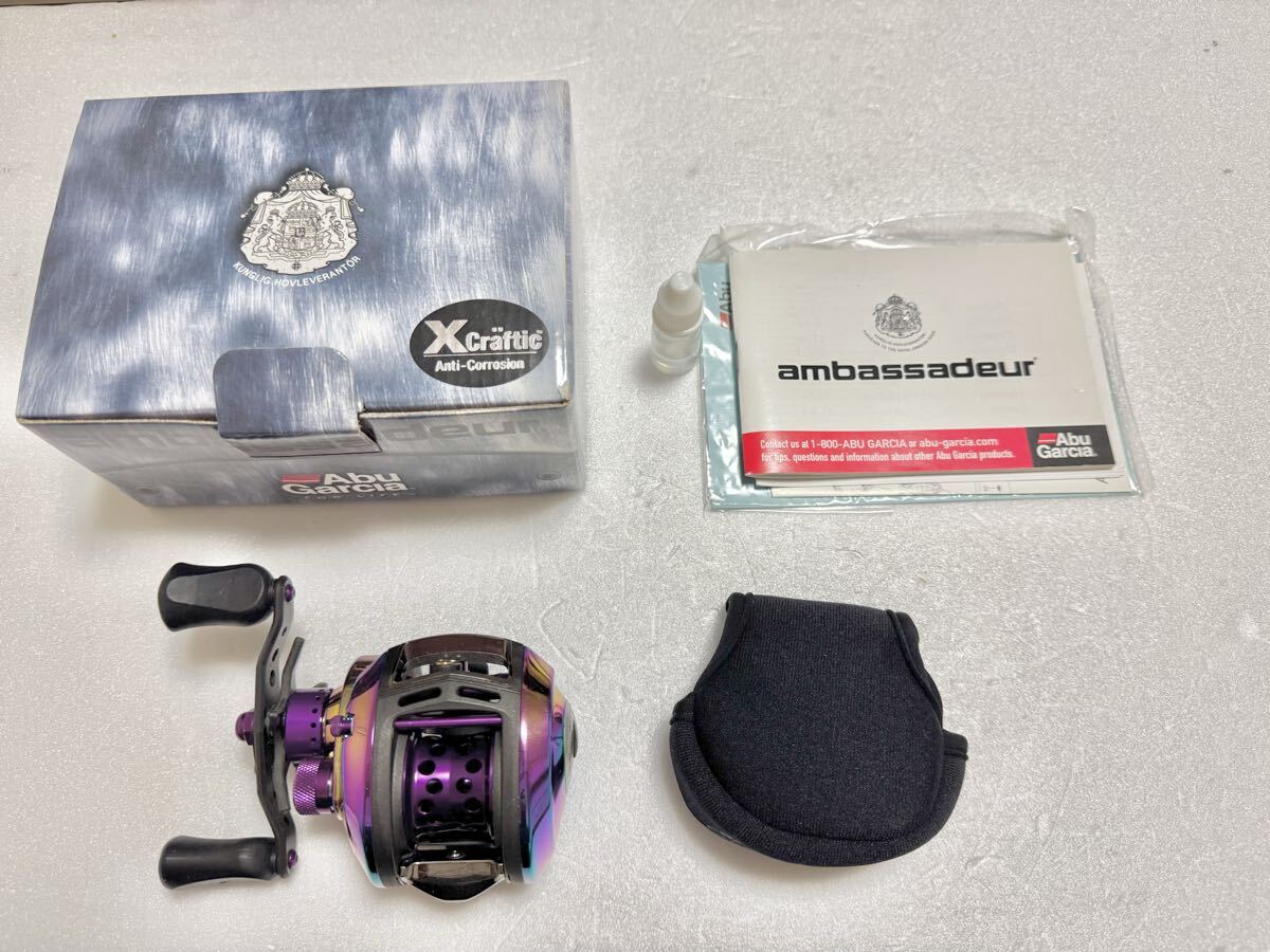 ★アブガルシア★ レボエリート オーロラ パープル KTF仕様 左巻き ABUGARCIA 今江克隆 沢村幸弘 青木大介 K.T.F ZPI IXA拍卖