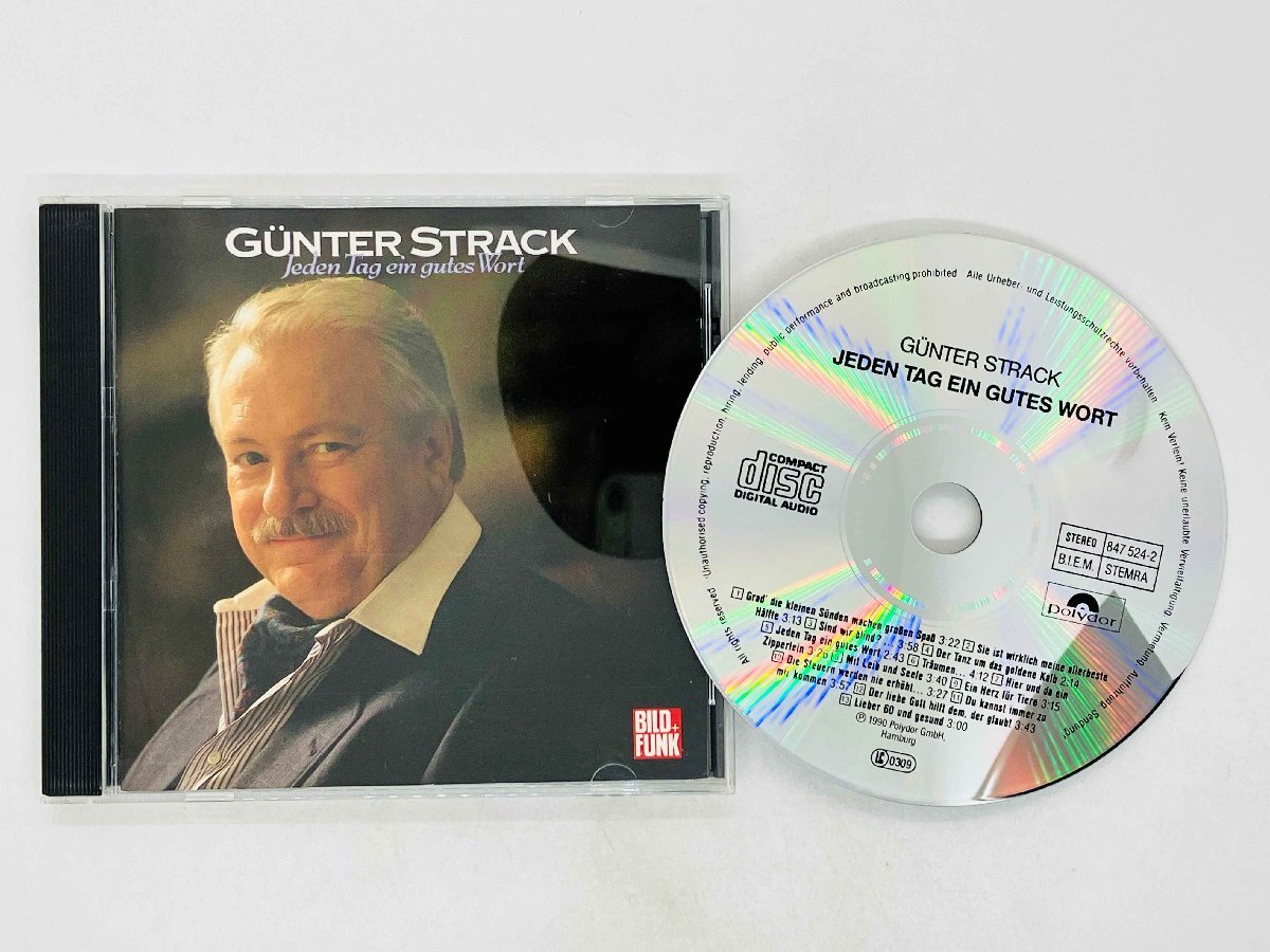 即決CD GUNTER STRACK / Jeden Tag Ein Gutes Wort / 847 524-2 L02拍卖