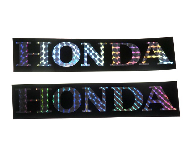 〇'70s HONDA 光るレインボーデカール NOS 2枚 2拍卖