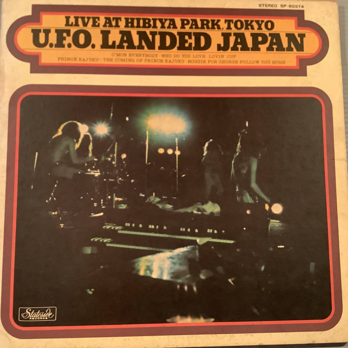 LP(日本盤)●U.F.O./ライヴ※フィル・モッグ,ミック・ボールトン,アンディ・パーカー,ピート・ウェイ●拍卖