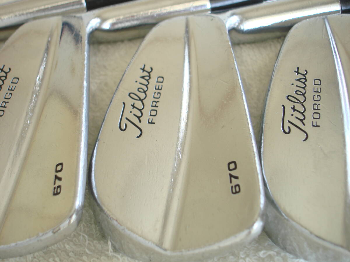 #バンコール▲タイトリスト 670 FORGED TOUR ISSUE マッスル8本拍卖