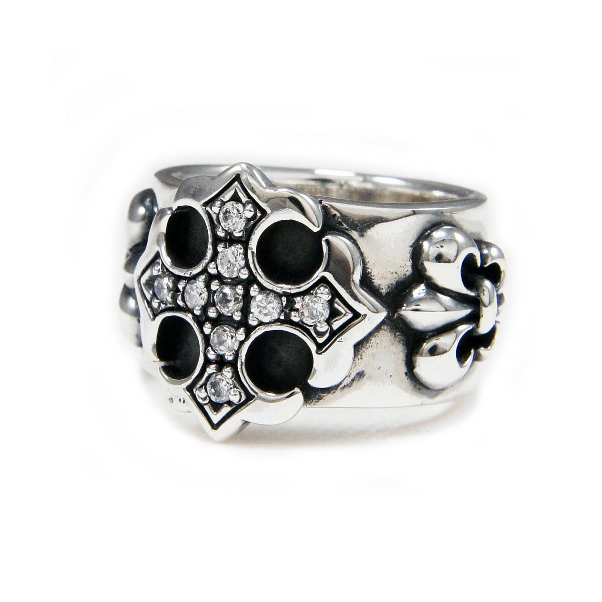 26号 クロスフルール ドリスジルコニア925シルバーリング 品番 : EC-R032W拍卖