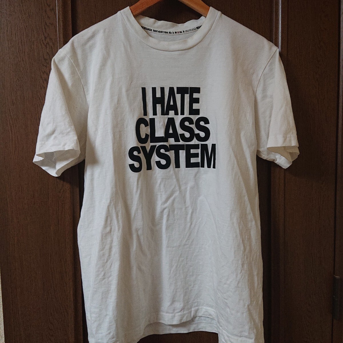 L レア デビロック メッセージT フロッキー DEVIL 裏原 平成 レトロ パンク 反戦 平和 IHATE CLASS SYSTEM 階級 PUNK Rock拍卖