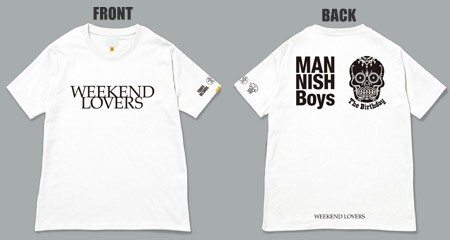 レア WEEKEND MANISH The Birthday チバユウスケ×中村達也 斉藤和義 バッジ付 Tシャツ タワレコ バースデー マニッシュ ゴールデ ブラン拍卖