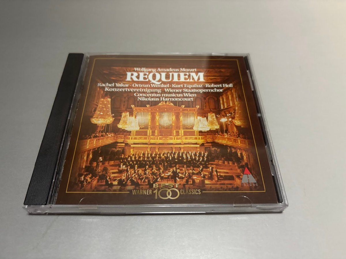 モーツァルト レクイエム アーノンクール CD ワーナークラシックベスト100 帯付き・美品拍卖