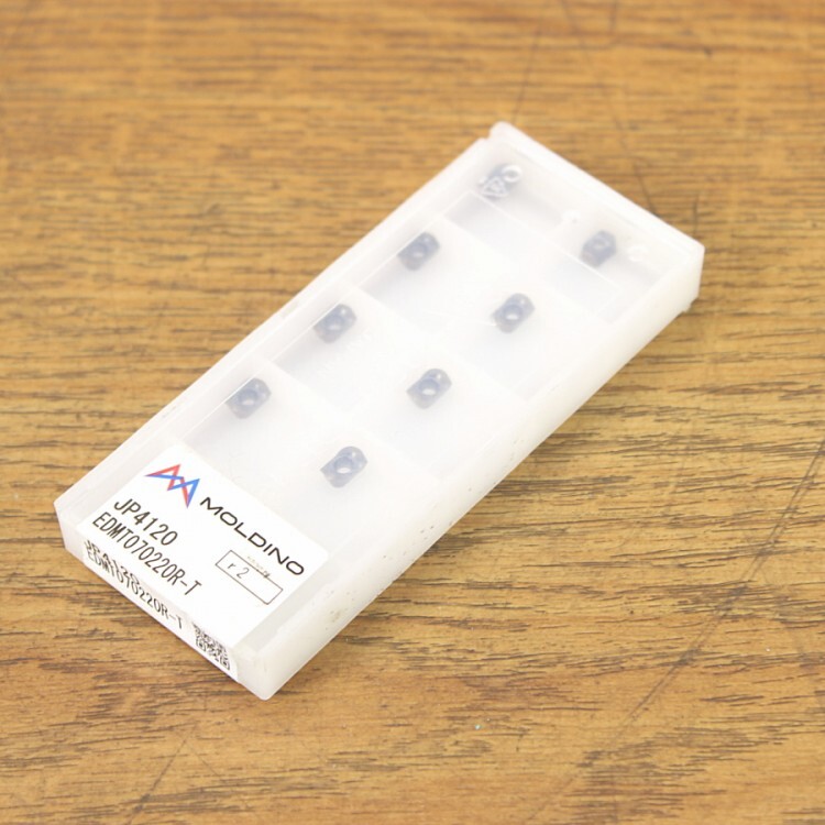 未使用)MOLDINO EDMT070220R-T/JP4120 スローアウェイチップ カッタ用インサート拍卖