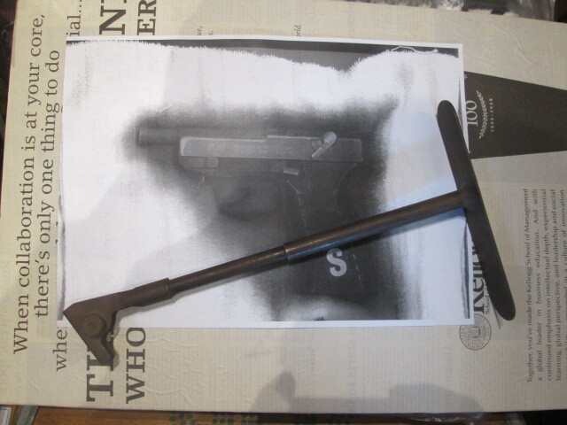 ★MGC 初期モデルガンパーツ P38アンクルタイプ ストック部分★コレクション整理拍卖