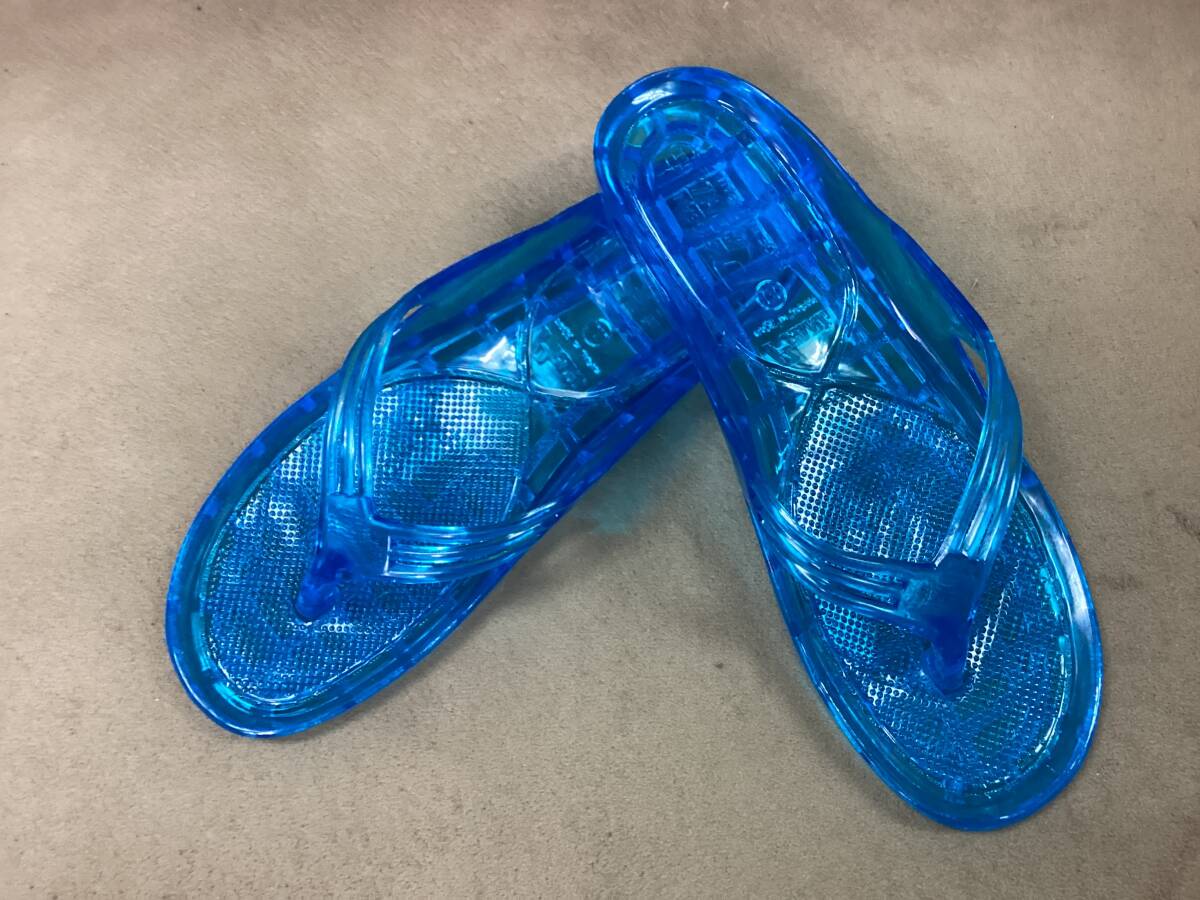 ☆ギョサン クリアブルー LL 新品 ぎょさん☆拍卖