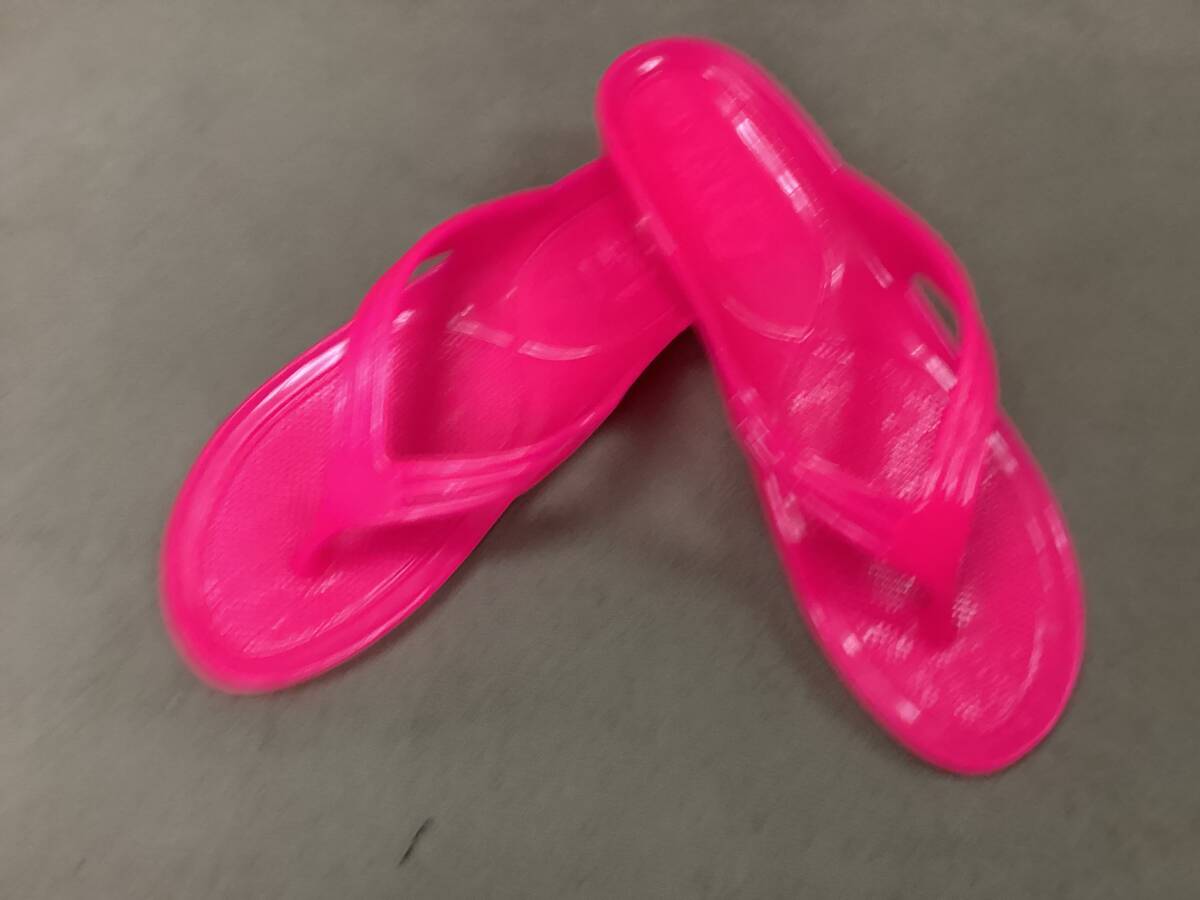 ギョサン 蛍光 蛍光ピンク レディース L 新品 ぎょさん拍卖