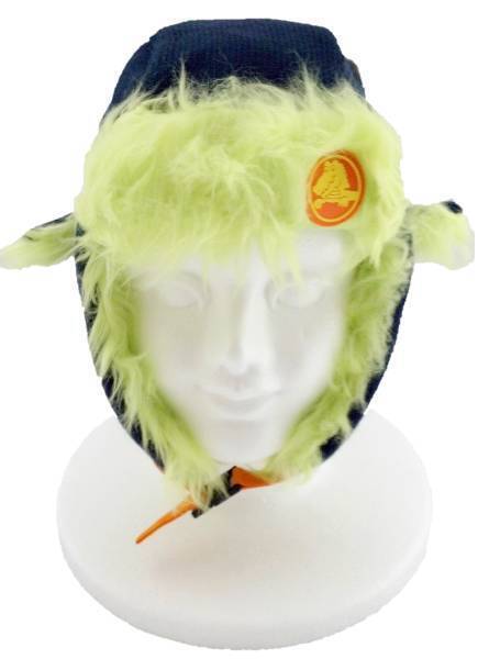 crocs クロックス ニット帽 ボア キャップ 耳あて帽 ベビー キッズ 子供 帽子 保育園 幼稚園 小学生 ネイビー グリーン 42-48 訳アリ拍卖