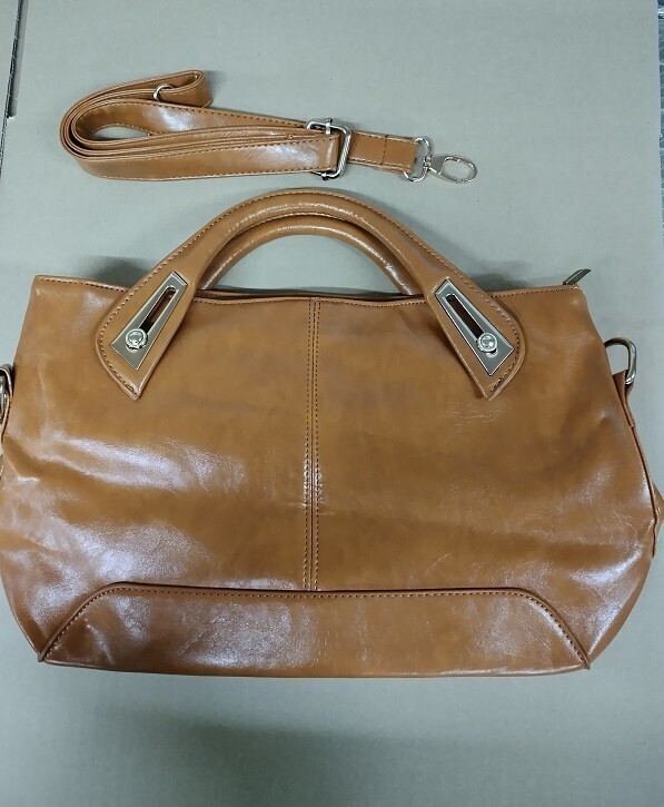 ショルダーバッグ 2way ハンドバッグ レディース ブラウン オレンジ 訳アリ 展示品拍卖