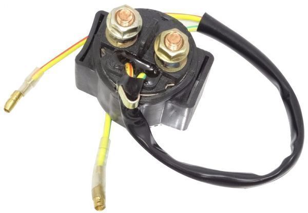 cmy select セル スターター リレー ギボシ端子 12V モーター 汎用 バイク パーツ セルモーター拍卖