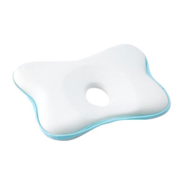 ベビー枕 赤ちゃん枕 クッション コットン 綿 100% 向き癖 改善 対策 絶壁 防止 新生児 出産祝い ホワイト拍卖