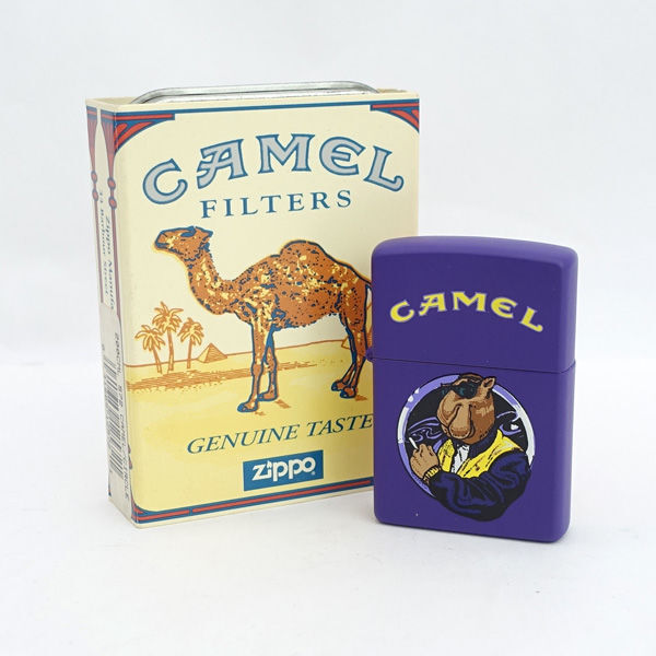 ★ ジッポ CAMEL キャメル ウィンド パープル 1996年製 未使用品 (0220530443)拍卖