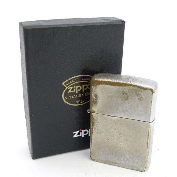 ★ ジッポ 無地 PAT.2032695 シルバーカラー (0220530484)拍卖