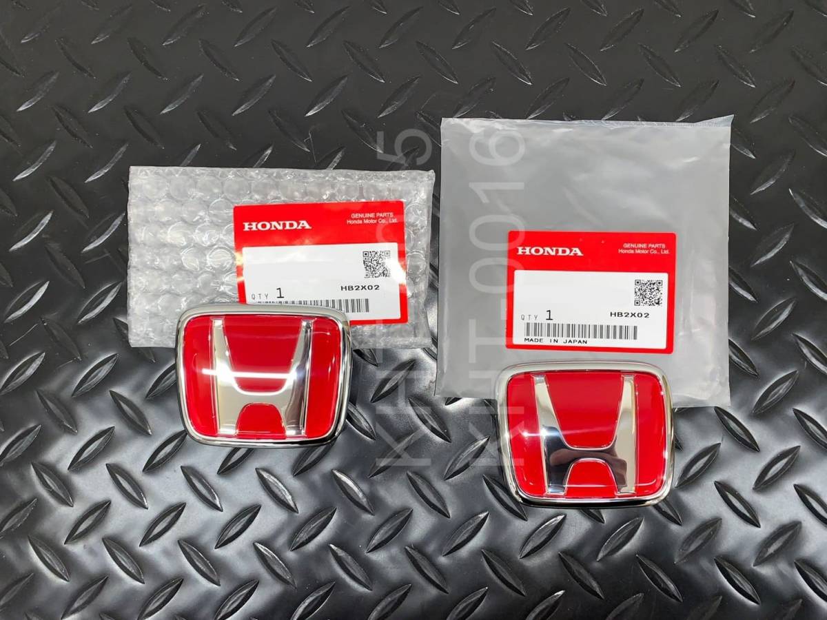 純正品 新品 未使用 S2000 エンブレム 赤 レッド ※前or後いずれか インテグラ タイプR DC2 DB8 B18C シビック EK9 EG6 FD2 S660拍卖
