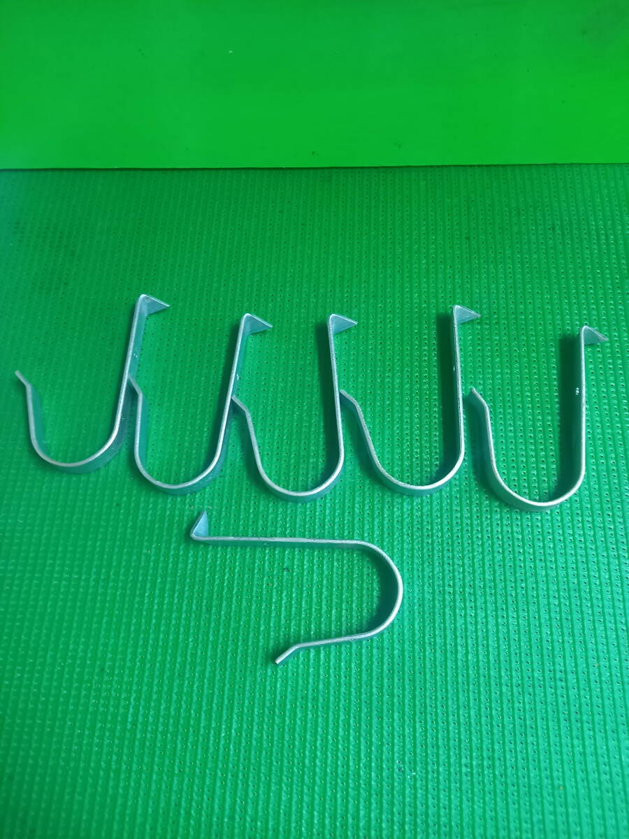 物干竿掛け スチール製 長期在庫品(昭和レトロ) 6ケで¥1000 送料¥185拍卖